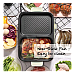 POWERPAC PPMC728 2 IN 1 STEAMBOAT BBQ PLATE, 1000W